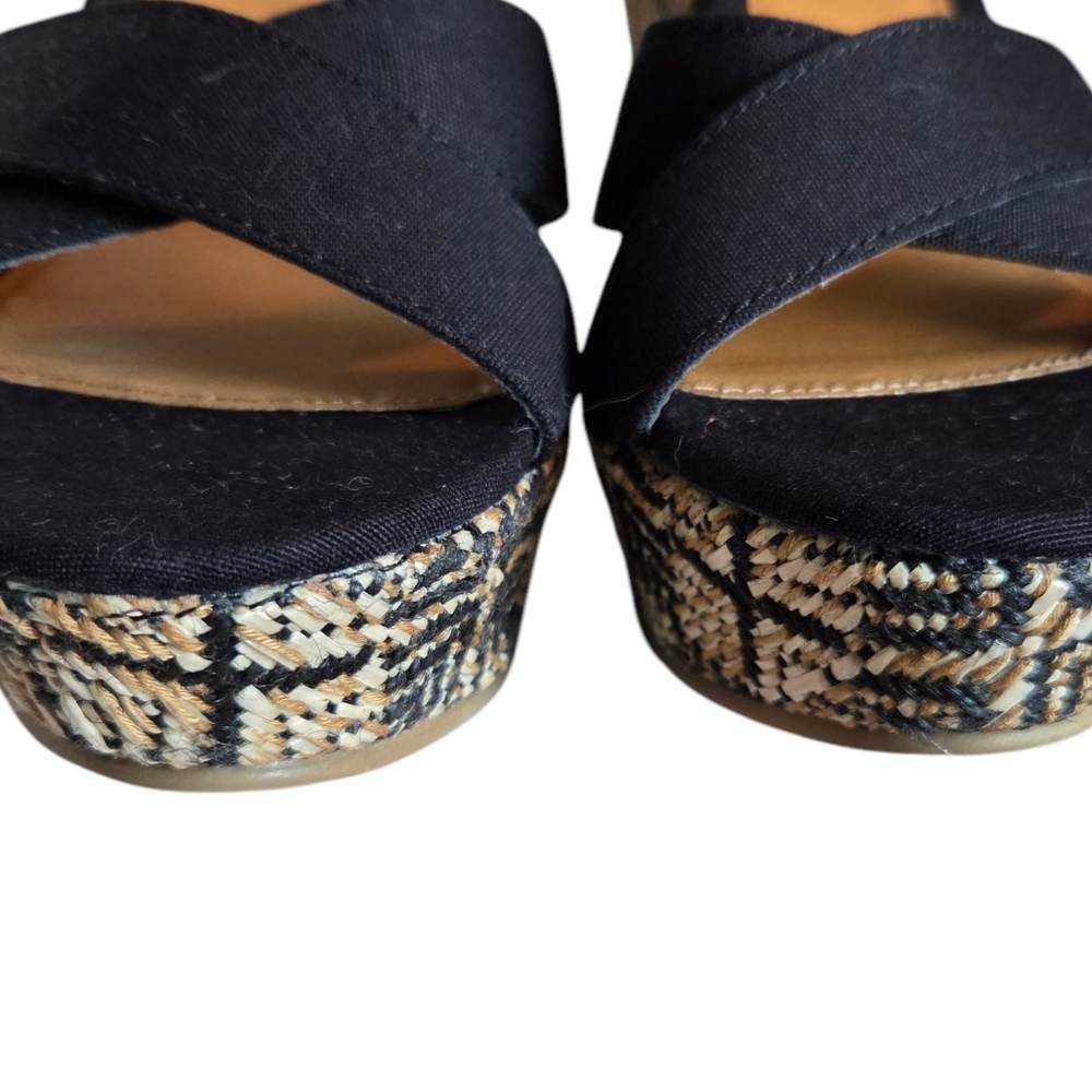 NWOT Mia Silvia Platform Wedge Sandal Size-9.5 - Picture 7 of 14